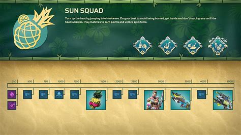 Apex Legends Sun Squad Collection Event patch。